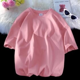 Baby Pink Drop Shoulder Tee