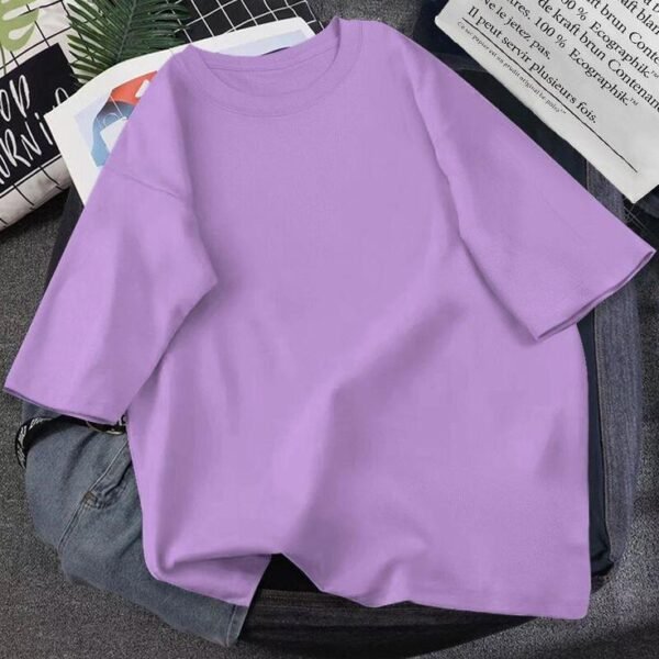 Lavender Drop Shoulder Tee