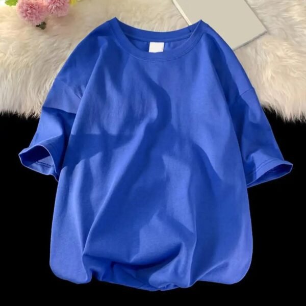 Royal Blue Drop Shoulder Tee